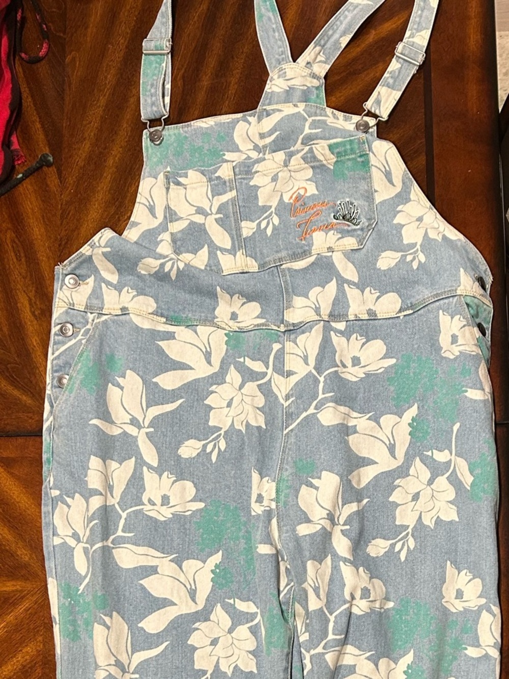 Disney Color Me Courtney Princess Tiana overalls